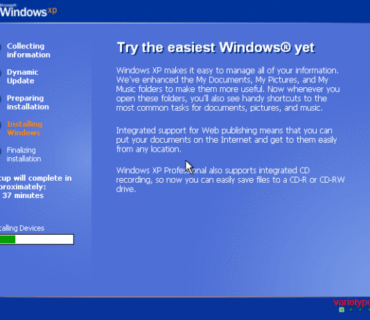 การติดตั้ง Windows XP สำหรับผู้เริ่มต้นอย่างละเอียดยิบ..
