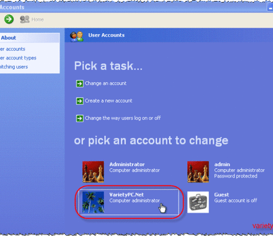 ยกเลิกรหัสผ่านผู้ใช้งานทั่วไปใน Windows หากลืมพาสเวิร์ด