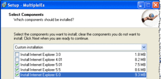 วิธีง่ายๆของการติดตั้ง IE6 และ IE7 ไว้บนระบบเดียวกัน