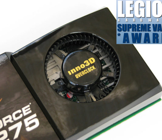 Inno3D GF GTX 275 OC คว้ารางวัล Supreme Value Award