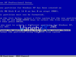 การฟอร์แมตแบบ Quick Format