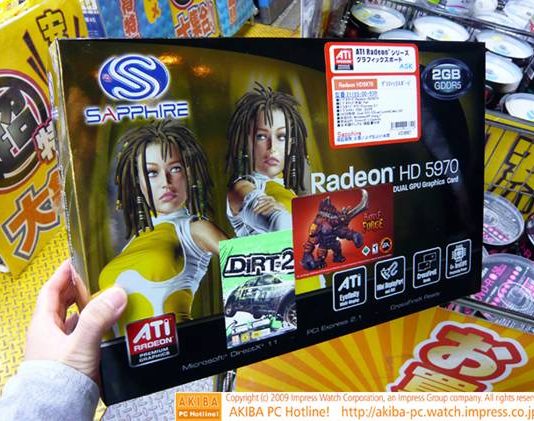 Sapphire Radeon HD 5970 2GB DDR5 Sapphire Radeon HD 5970 2GB DDR5