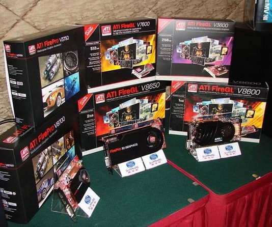 ATI FirePro 3D Workstation Graphics การ์ดจองานตัดต่อ