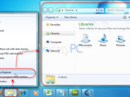 วิธีเปลี่ยนที่อยู่เดิมให้ Windows Explorer ไปเป็นโฟลเดอร์ที่ต้องการ