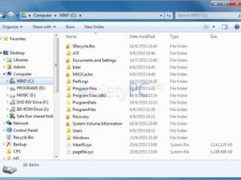 เราจะโชว์ไฟล์ซ่อนของระบบใน Windows 7 ได้อย่างไร