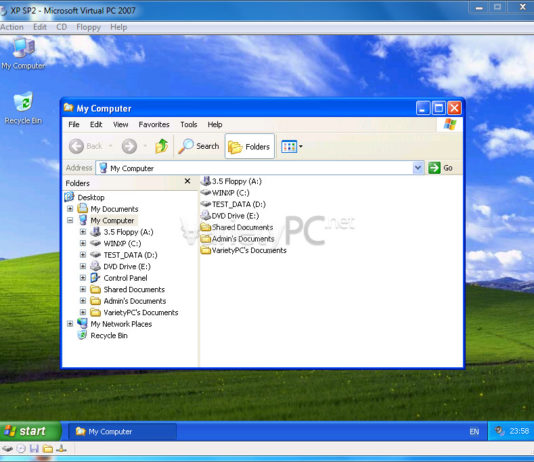 ทำไงดี? ติดตั้ง Windows บน MS Virtual PC ไม่สามารถแชร์ไดรฟ์ได้