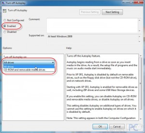 ปิดการทำงาน Autoplay ป้องกันไวรัส Autorun บน Windows 7