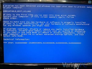 แก้ปัญหาจอฟ้า Unmountable_Boot_Volume หากบูตเข้าระบบไม่ได้