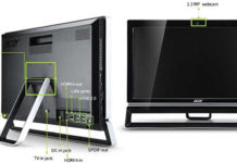 Acer All-in-One Aspire Z5771 Multi Touch Screen