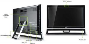 Acer All-in-One Aspire Z5771 Multi Touch Screen