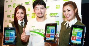 Acer ICONIA B1 เอเซอร์เดินหน้ารุกตลาดแท็บเล็ต