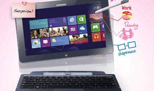 โบรชัวร์สินค้า ซัมซุง อาทิ โน้ตบุ๊ก, แท็บเล็ต, ออลอินวันพีซี และอื่นๆ