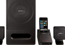 Sony เปิดตัว iPod dock SRS-GD50iP with USB Speakers