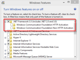 วิธีเปิดใช้งาน .net Framework 3.5 บน Windows 8.1 วิธีเปิดใช้งาน .net Framework 3.5 บน Windows 8.1