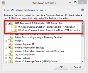 วิธีเปิดใช้งาน .net Framework 3.5 บน Windows 8.1