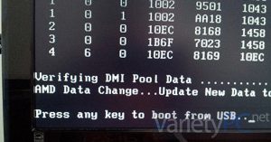 วิธีทำข้อความ Press Any Key To Boot From USB ...