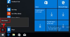 9 วิธี ชัตดาวน์ หรือปิดเครื่องคอมพิวเตอร์กับ Windows 10