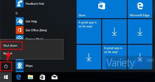 9 วิธี ชัตดาวน์ หรือปิดเครื่องคอมพิวเตอร์กับ Windows 10
