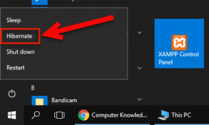 วิธีเปิดใช้งานปุ่ม Hibernate บน Windows 10