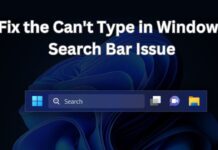 วิธีแก้พิมพ์ข้อความใน Windows Search บน Windows 11 ไม่ได้