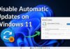 วิธีปิด Windows Update บน Windows 11 วิธีปิด Windows Update บน Windows 11