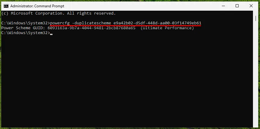 วิธีเปิดใช้งานผ่าน Command Prompt (CMD)