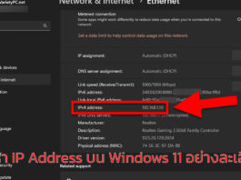 วิธีหา IP Address บน Windows 11 อย่างละเอียด