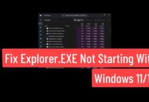 วิธีรีสตาร์ท Windows Explorer (explorer.exe) บน Windows 11