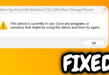 วิธีแก้ปัญหา Problem Ejecting USB mass storage device อย่างถูกต้อง