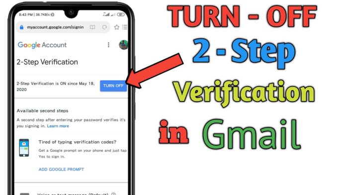 how-to-turn-off-google-2-step-verification วิธีปิด 2FA การยืนยันตัวตน 2 ขั้นตอนของ Google อย่างละเอียด