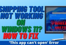 วิธีแก้ปัญหา SnippingTool.exe – Bad Image วิธีแก้ปัญหา SnippingTool.exe - Bad Image