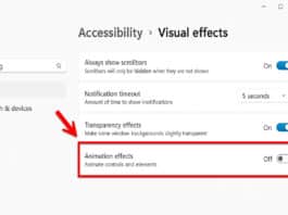 วิธีปิด Animation Effects บน Windows 11 ให้เครื่องลื่นขึ้นทันใจ