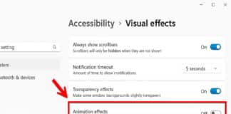 วิธีปิด Animation Effects บน Windows 11 ให้เครื่องลื่นขึ้นทันใจ วิธีปิด Animation Effects บน Windows 11 ให้เครื่องลื่นขึ้นทันใจ