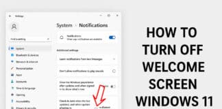 วิธีปิดหน้าจอ Welcome Screen Windows 11 อย่างละเอียด วิธีปิดหน้าจอ Welcome Screen Windows 11 อย่างละเอียด
