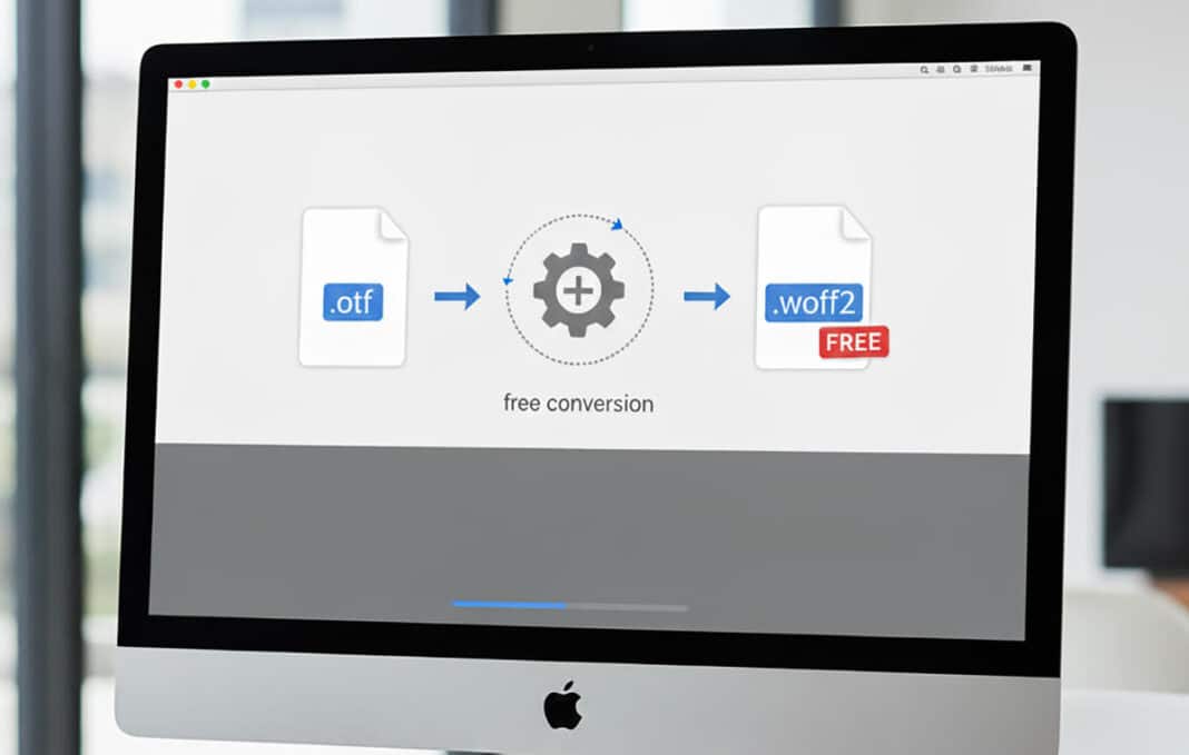 แปลงไฟล์ฟอนต์ .otf ให้เป็น .woff2 ฟรี