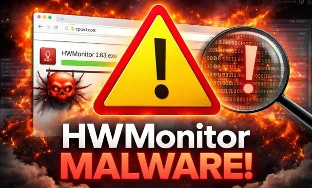 เตือนภัย CPU-Z และ HWMonitor ถูกแฮกฝังมัลแวร์ในลิงก์ดาวน์โหลด