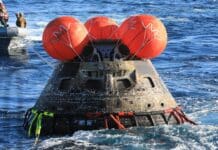 ระบบ Flotation System ยาน Orion กลไกสำคัญช่วยการลงจอดเหนือผิวน้ำ