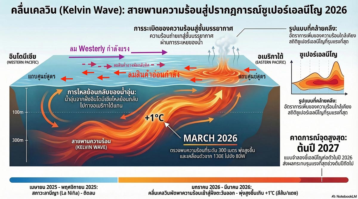 ซูเปอร์เอลนีโญ 2026 เตือนรับมือภัยแล้งรุนแรงและร้อนจัดทำสถิติโลก