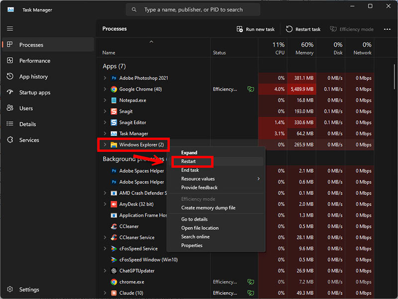 ภาพแอปการตั้งค่า Windows แสดงหน้าจอ 'Other troubleshooters' พร้อมเน้นเครื่องมือแก้ไขปัญหาสำหรับบริการต่างๆ รวมถึง Search and Indexing