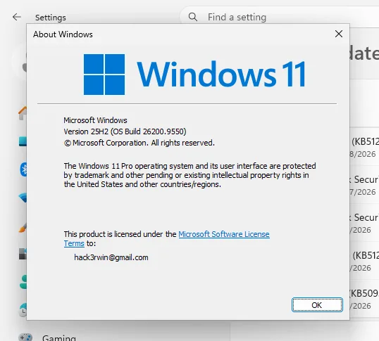 วิธีการ ตรวจสอบเวอร์ชั่นของ Windows 11 ก่อนเปิดใช้งานฟีเจอร์