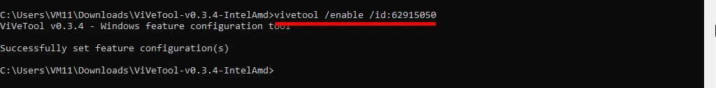 วิธีปิด Feature ID และคืนค่าจาก Command Prompt