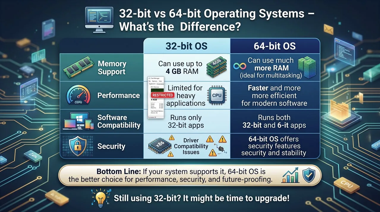 Windows 32-bit เผยเบื้องหลังวิศวกรรม เหตุผลที่แท้จริงของการจำกัด RAM ไว้ที่ 4GB