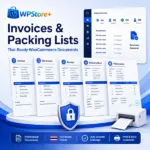 WPStore+ ปลั๊กอินสำหรับสร้างใบแจ้งหนี้และรายการสินค้า (Packing List) บน WooCommerce มาพร้อมเอกสารคำสั่งซื้อที่รองรับรูปแบบภาษาไทยและระบบการพิมพ์ที่ปลอดภัย