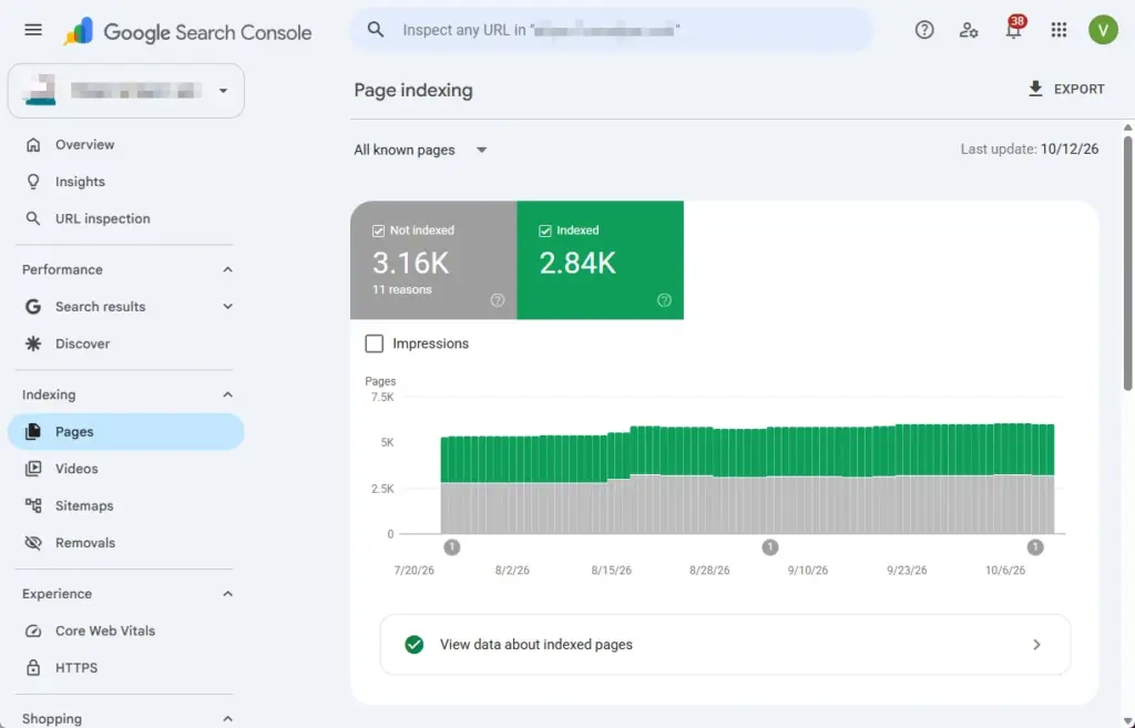 ขั้นตอนการตรวจสอบด้วย Google Search Console