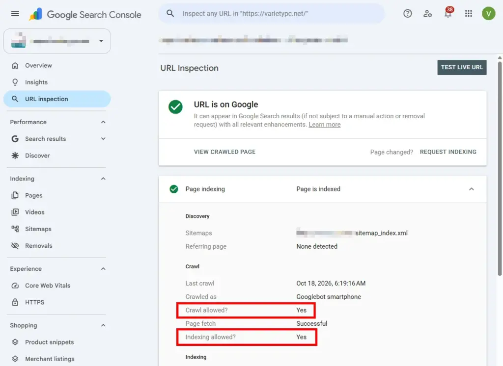 ขั้นตอนการตรวจสอบด้วย Google Search Console