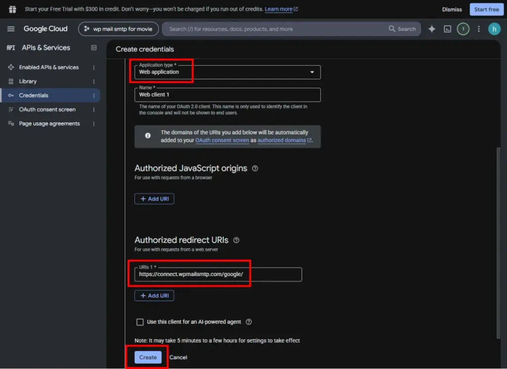 ขั้นตอนที่ 5 สร้าง OAuth Client ID และ Client Secret